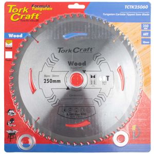 Saw Blade Thin Kerf 250 X 60t 30-16 Tct