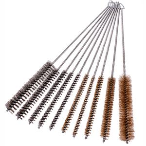 Tube Pipe Brush Set Brass 10pc