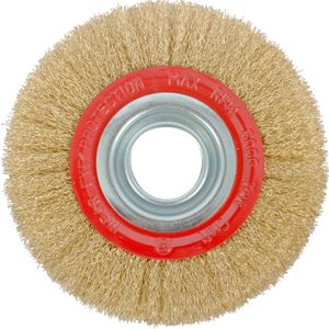 Wire Wheel Brush 150 X 25mm Bench Grinder Blister