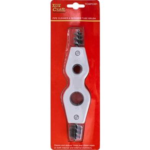 Pipe Cleaner & Deburer Tube Brush 15 & 19mm Wire Brush