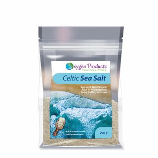 Oxygen Products Celtic Sea Salt Mineral-Rich Grey Sea Salt 200g