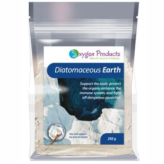 Oxygen Products Food-Grade Diatomaceous Earth Silica Powder 250g