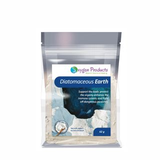 Oxygen Products Food-Grade Diatomaceous Earth Silica Powder 62g