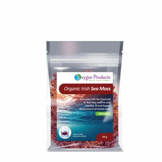 Oxygen Products Organic Irish Sea Moss 50g Wildcrafted Superfood