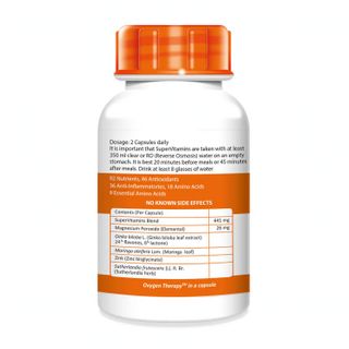 Oxygen Products Super Vitamins +Oxygen Natural Multivitamin 60 Capsules