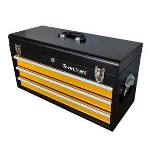 TORK CRAFT Trackbox 2.0 127-Piece 3-Drawer Top Tool Box 600 x 250 x 320mm TCTB127
