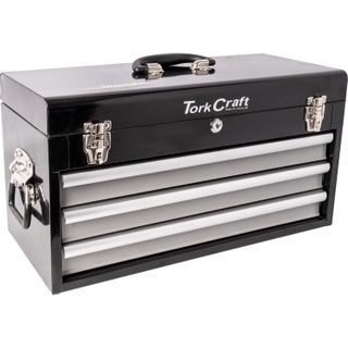 TORK CRAFT 154-Piece 3-Drawer Track Box Tool Set 535 x 255 x 315mm TCTB154